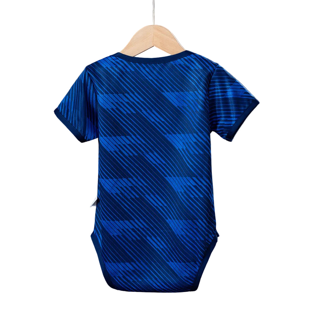 Custom Infant 2026 France Home Blue Soccer Jersey | France 2026 Baby Bodysuit