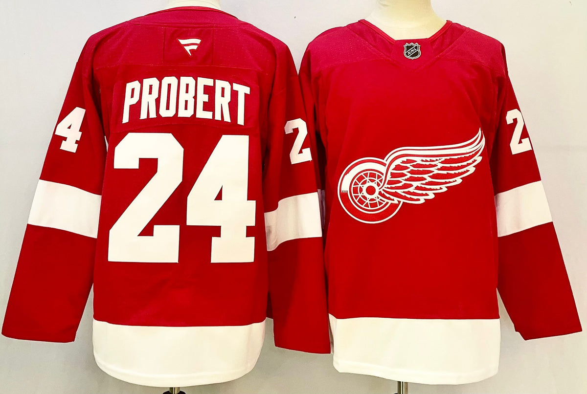 Custom Dylan Larkin Red Wings Home Premium Red Hockey Jersey -All Stitched