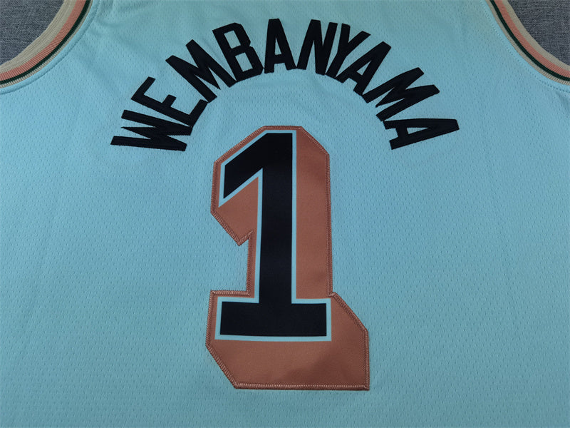 Victor Wembanyama San Antonio Spurs Baskeball Jersey -All Stitched