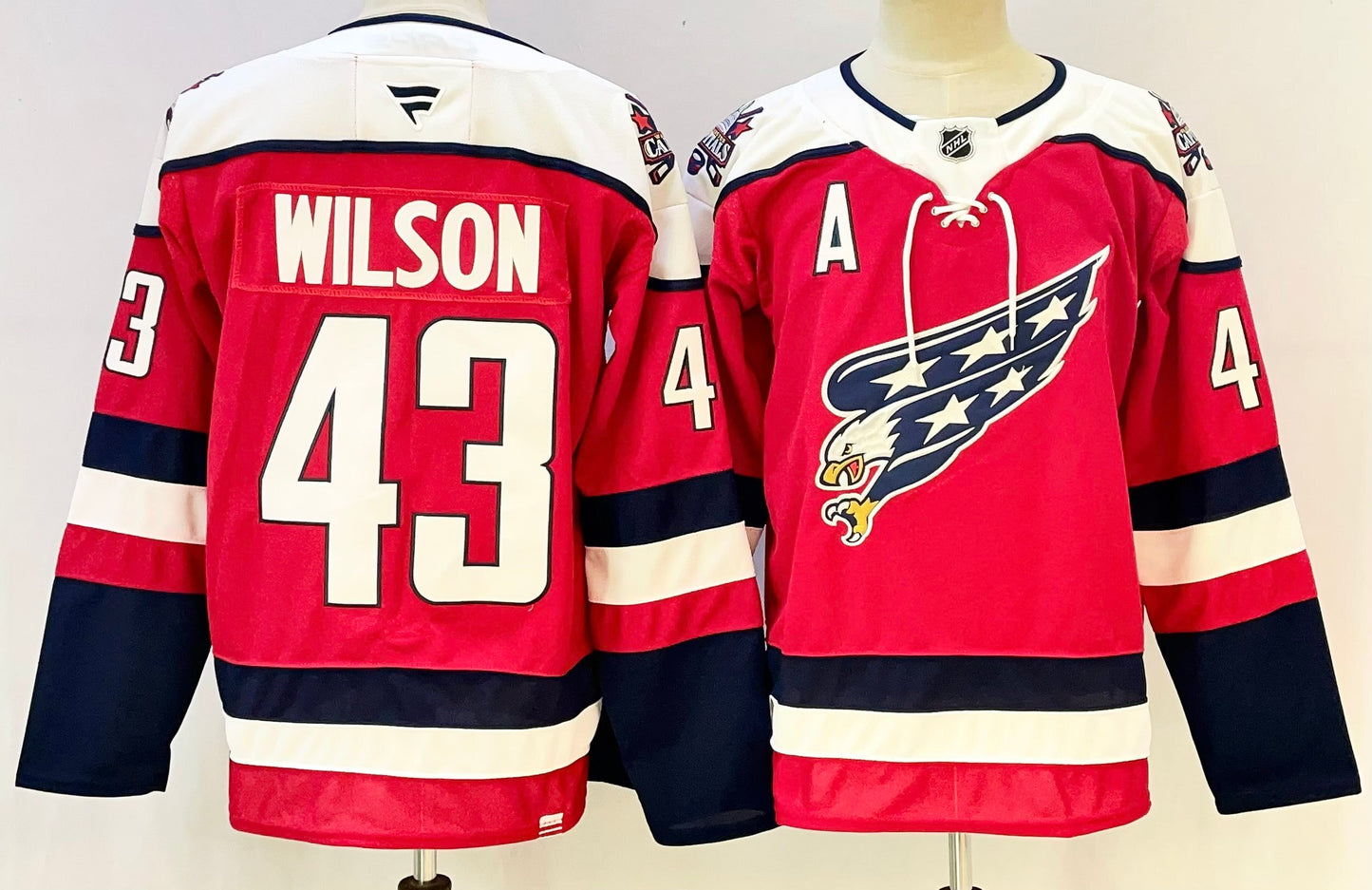 Custom 2026 Alternate Red Premium All Stitched Hockey Jersey