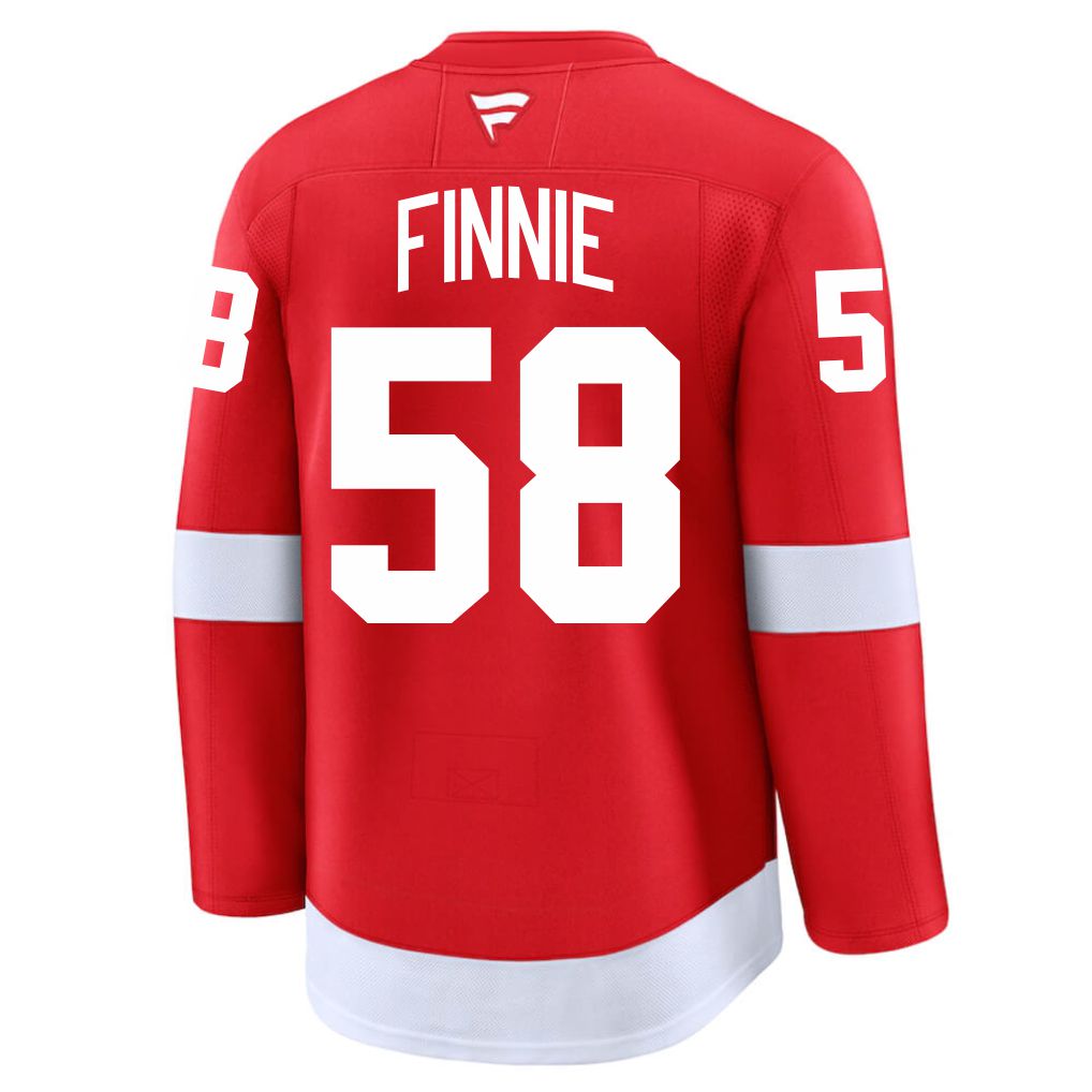 Custom 2026 Wings Home Red Premium All Stitched Hockey Jersey