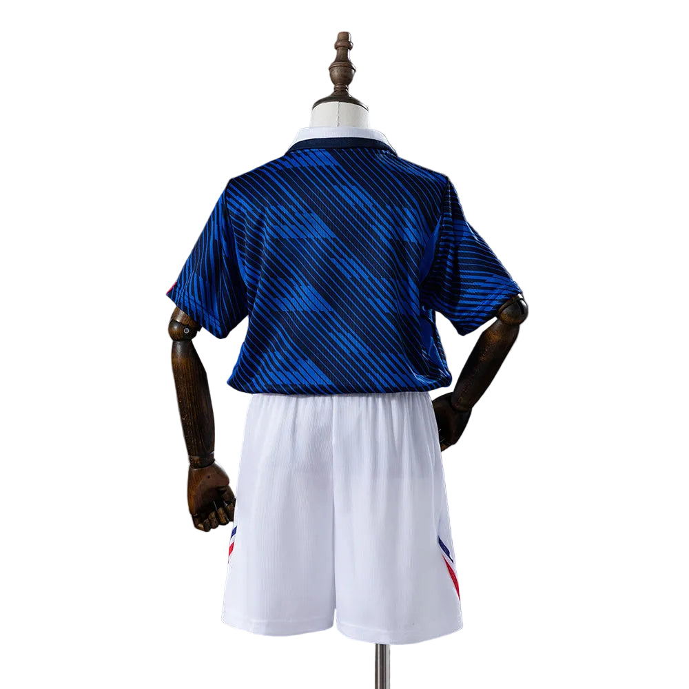 Custom Youth France 2026 Home Blue Soccer Jersey Kit Set– Personalized Name & Number