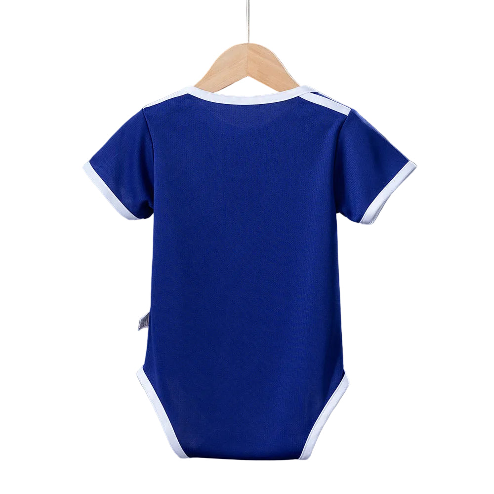 Custom Infant 2026 Japan Home Blue Soccer Jersey | Japan 2026 Baby Bodysuit