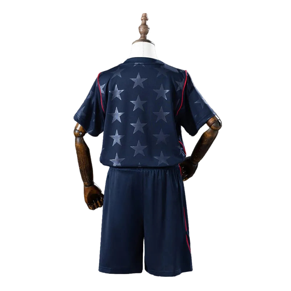 Custom Youth 2026 USA Away Blue Soccer Jersey Kit Set– Personalized Name & Number