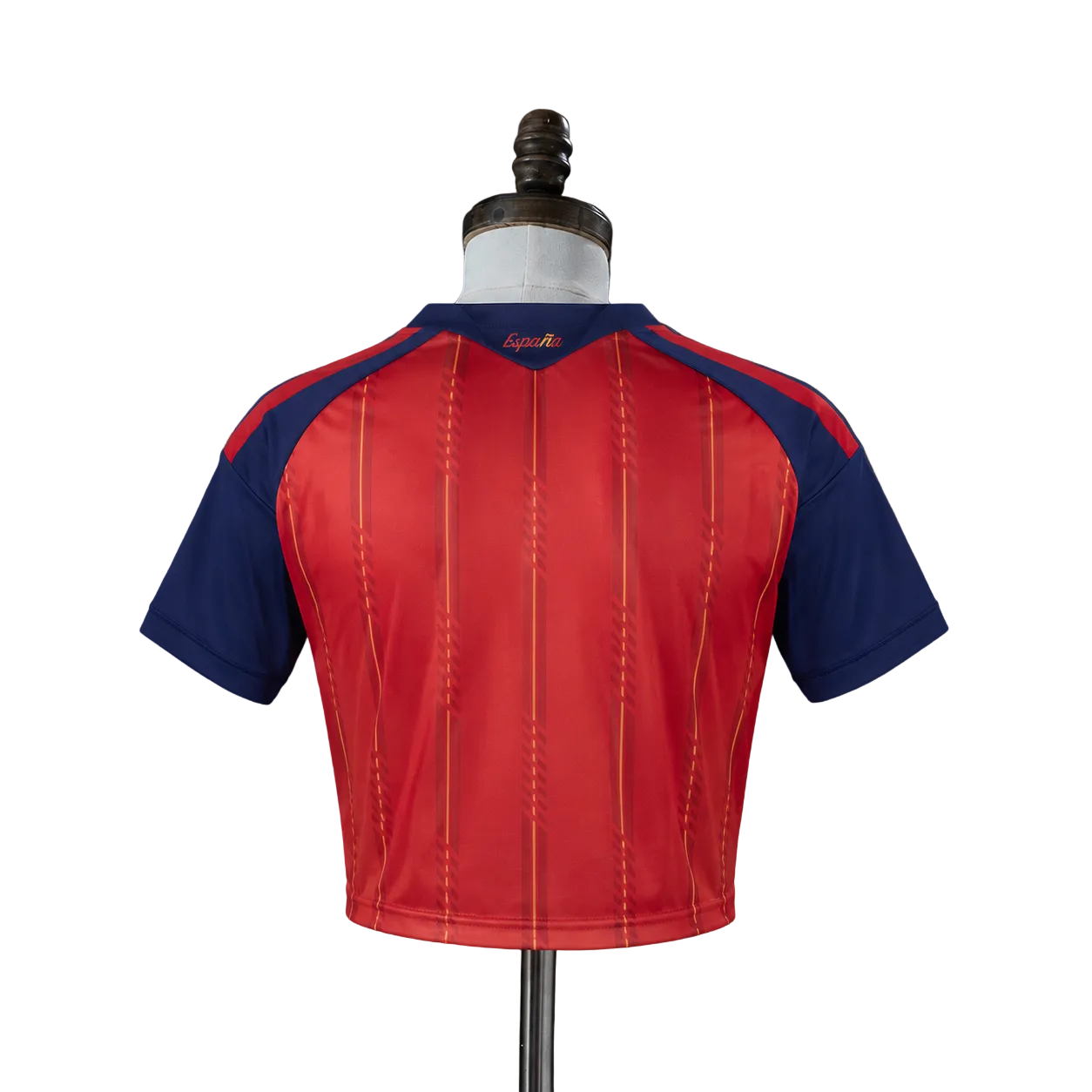 Women's Spain 2026 Home Red Cropped Soccer Jersey