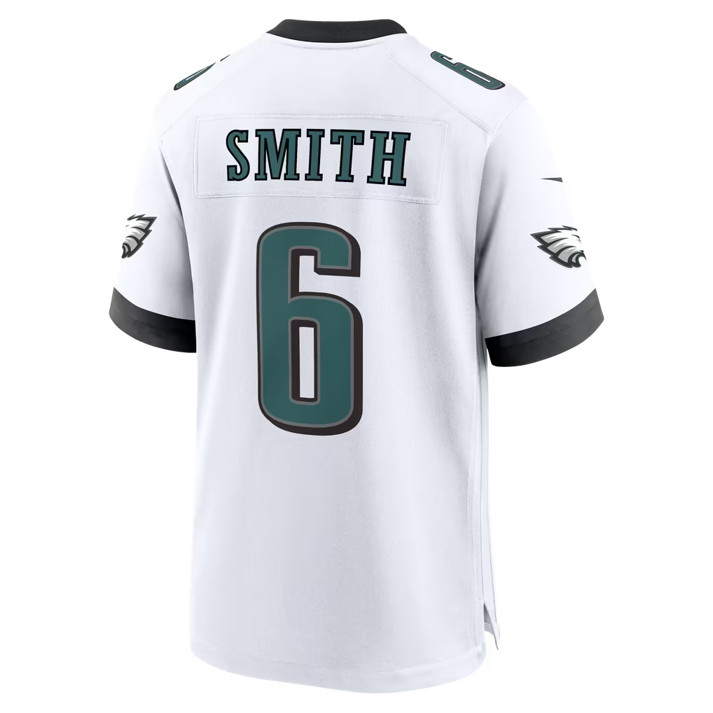 Custom DeVonta Smith Kelly Green Black White Limited Football Jersey -All Stitched