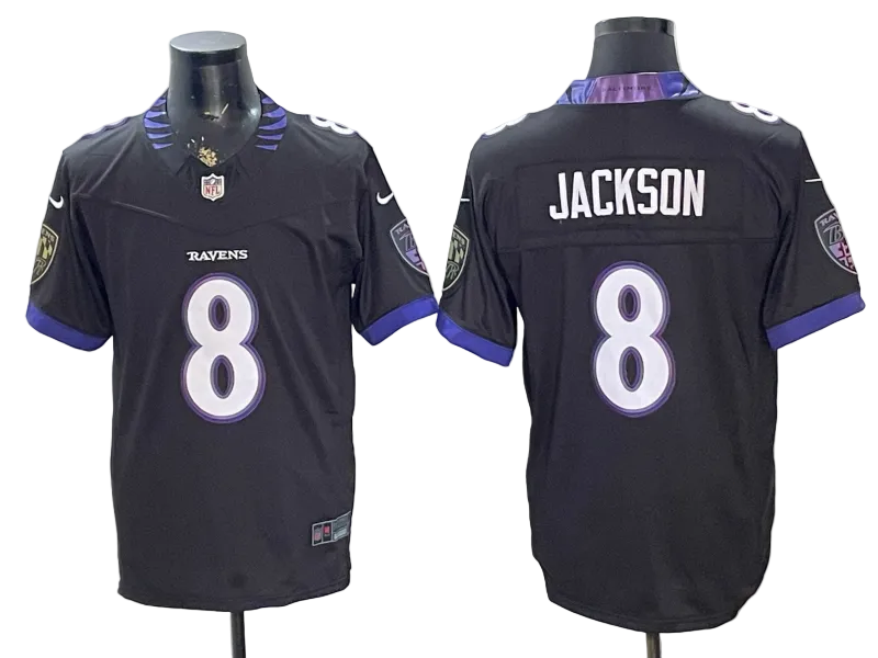 Custom 2026 Vapor Purple White Limited Football Jersey -All Stitched