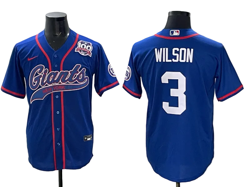 Custom Cam Skattebo Jaxson Dart Giants Gray Camo Royal Stitched Baseball Jersey -All Stitched