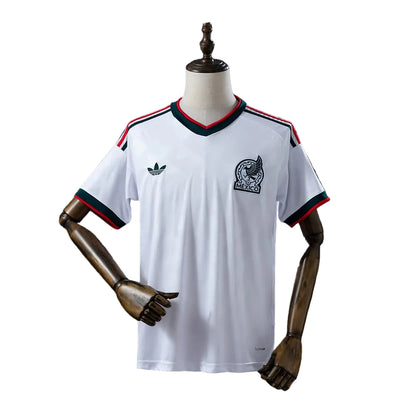 Custom Men‘s Mexico 2026 Away White Soccer Jersey – Personalized Name & Number