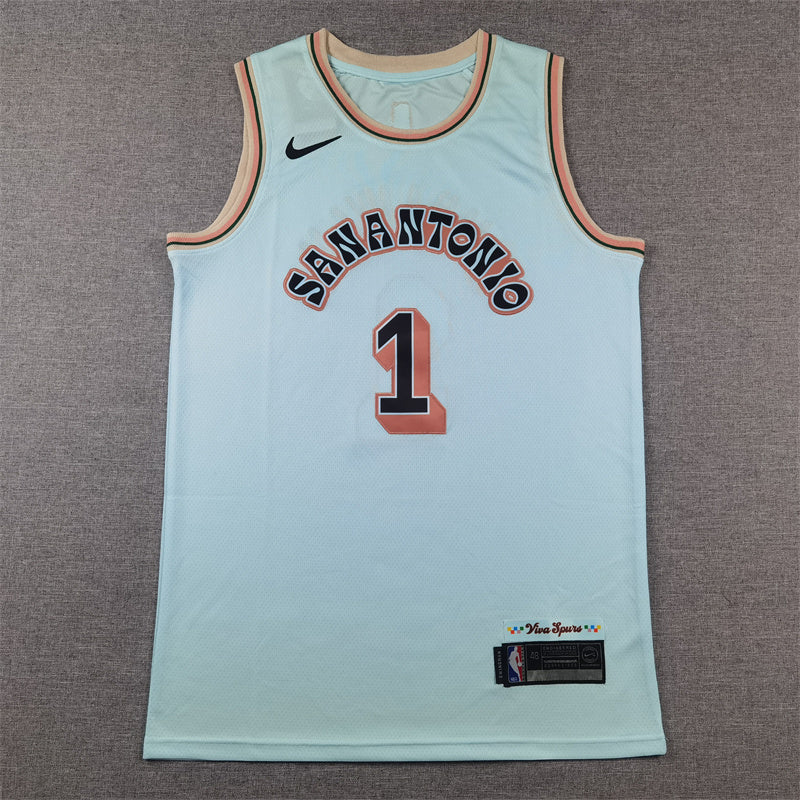Victor Wembanyama San Antonio Spurs Baskeball Jersey -All Stitched