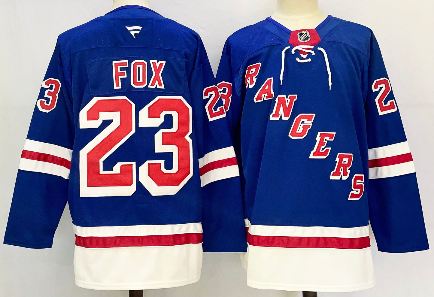 Custom 2026 Ranger Home Blue Premium All Stitched Hockey Jersey