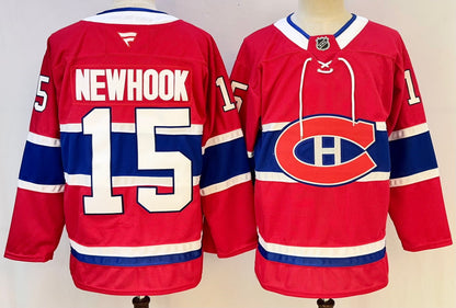 Custom Canadiens Home Red Premium Hockey Jersey -All Stitched