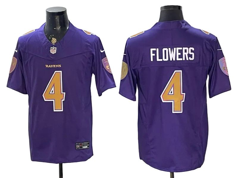 Custom 2026 Vapor Purple White Limited Football Jersey -All Stitched