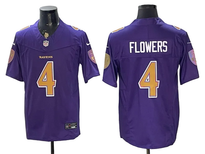 Custom 2026 Vapor Purple White Limited Football Jersey -All Stitched