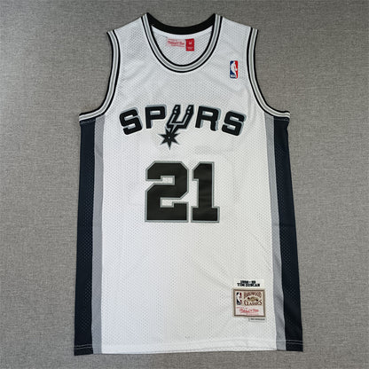 Tim Duncan San Antonio Spurs Throwback Baskeball Jersey -All Stitched