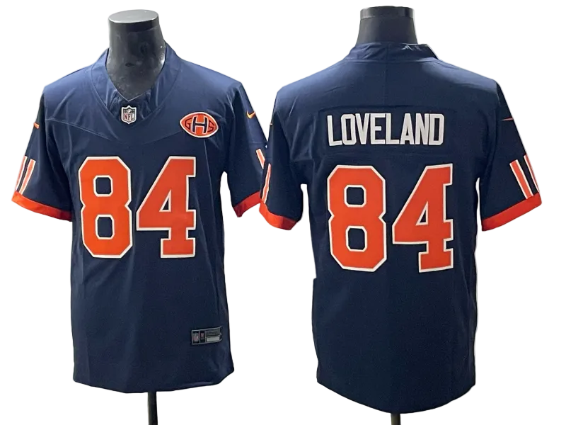 Custom 2026 Rivalries Bears Navy Vapor Limited Jersey -All Stitched