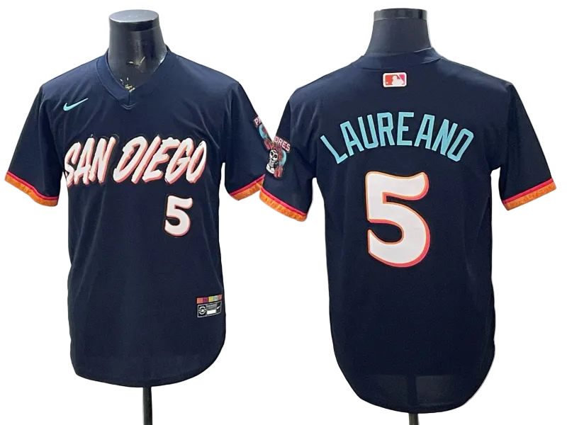 Custom Padre Obsidian 2026 City Connect Stadium Jersey - All Stitched