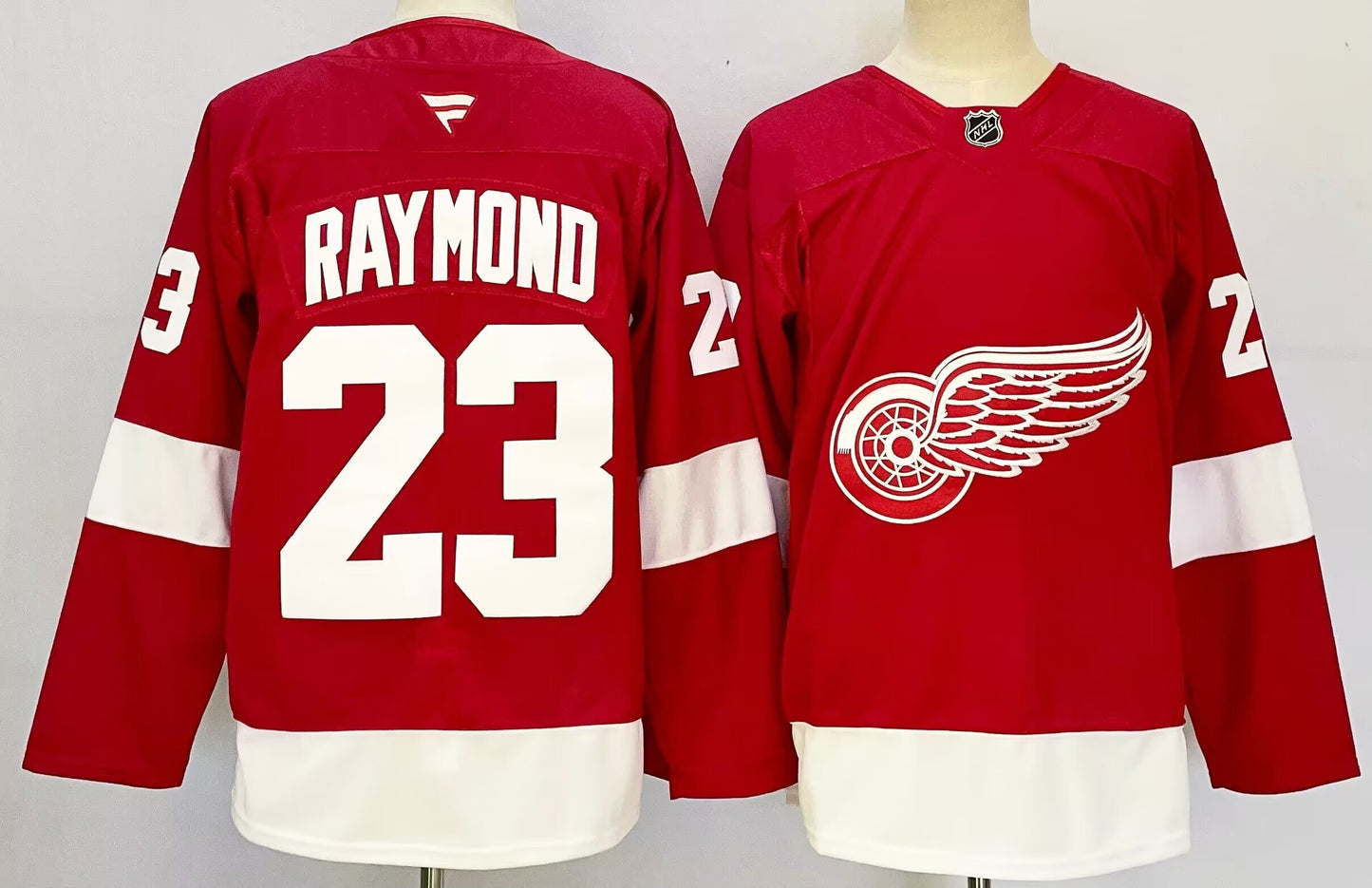 Custom 2026 Wings Home Red Premium All Stitched Hockey Jersey