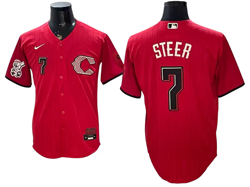 Custom Reds Red 2026 City Connect Stadium Jersey - All Stitched