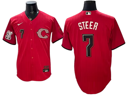 Custom Reds Red 2026 City Connect Stadium Jersey - All Stitched