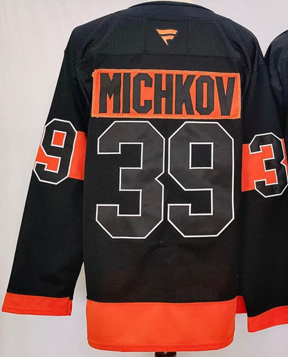 Custom 2026 Flyer Alternate Black Premium All Stitched Hockey Jersey