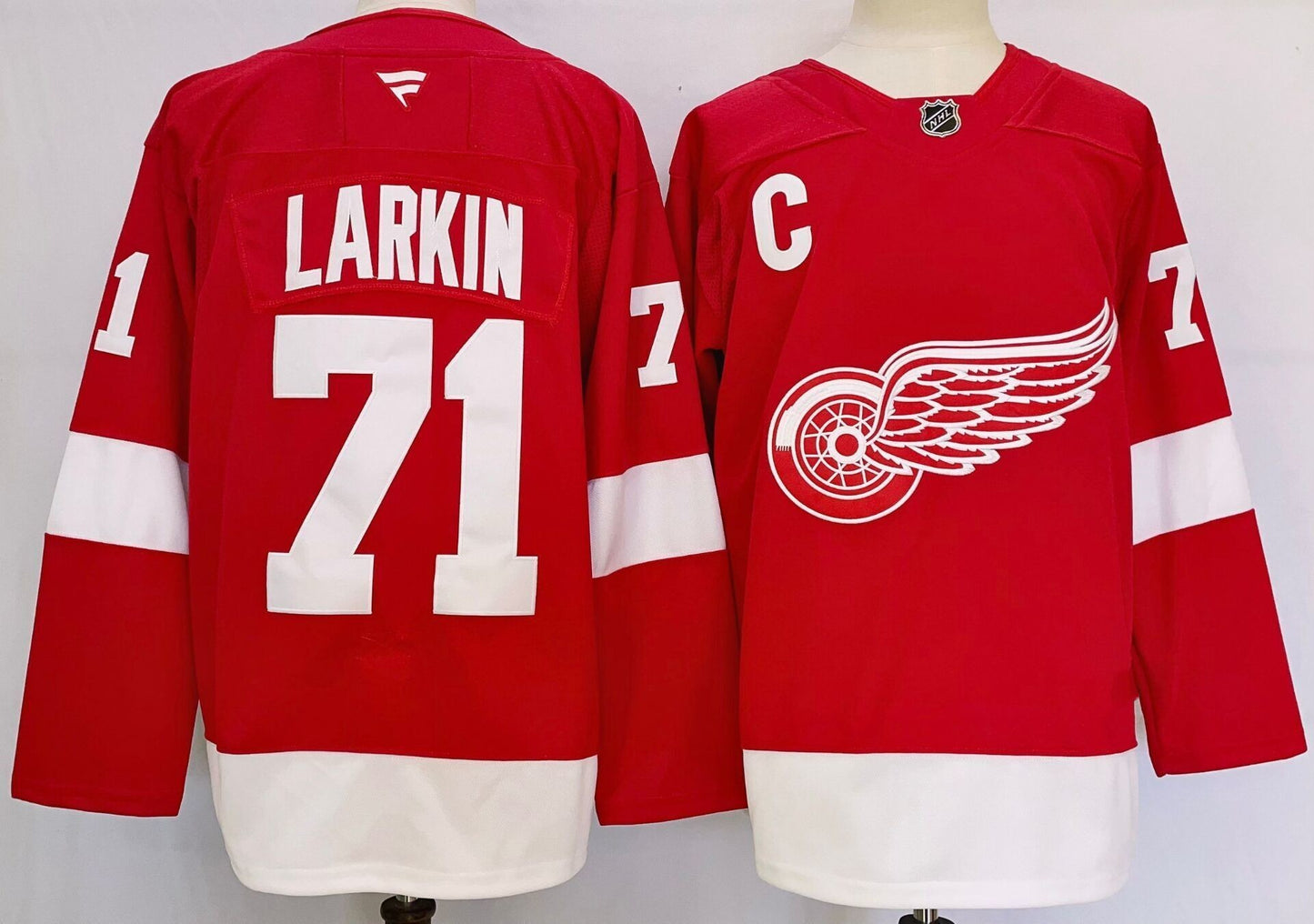 Custom 2026 Wings Home Red Premium All Stitched Hockey Jersey