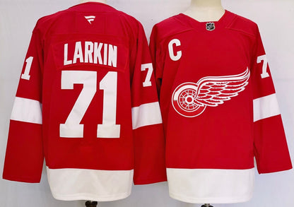 Custom 2026 Wings Home Red Premium All Stitched Hockey Jersey