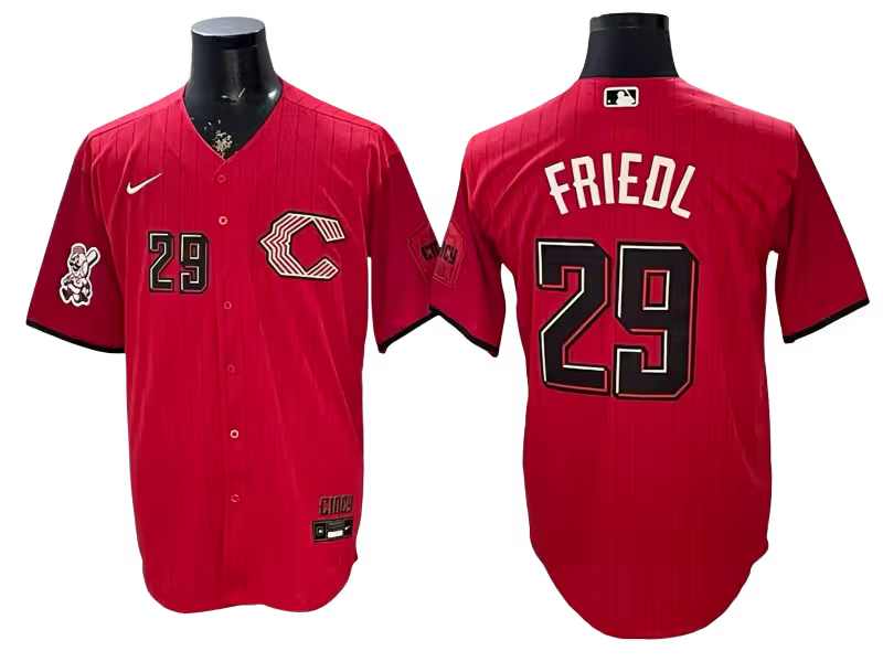 Custom Reds Red 2026 City Connect Stadium Jersey - All Stitched
