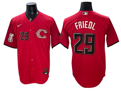 Custom Reds Red 2026 City Connect Stadium Jersey - All Stitched