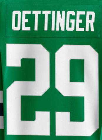 Custom 2026 Home Kelly Green Black Alternate Premium All Stitched Hockey Jersey