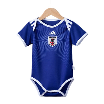 Custom Infant 2026 Japan Home Blue Soccer Jersey | Japan 2026 Baby Bodysuit