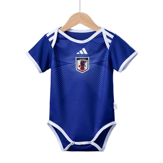 Custom Infant 2026 Japan Home Blue Soccer Jersey | Japan 2026 Baby Bodysuit