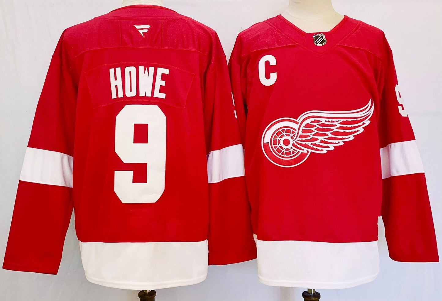 Custom 2026 Wings Home Red Premium All Stitched Hockey Jersey