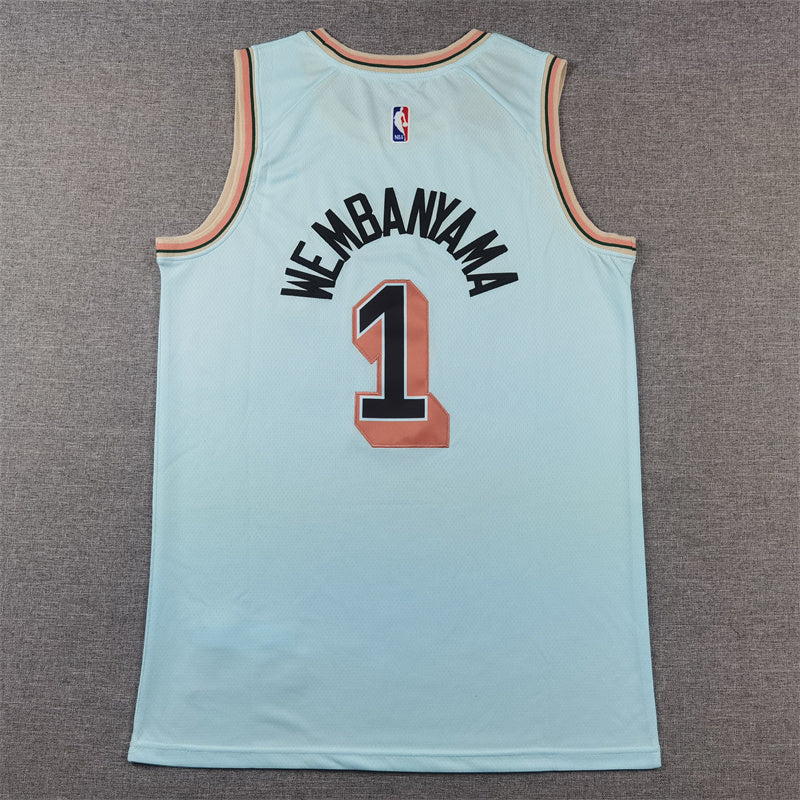 Victor Wembanyama San Antonio Spurs Baskeball Jersey -All Stitched