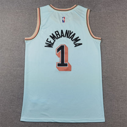 Victor Wembanyama San Antonio Spurs Baskeball Jersey -All Stitched