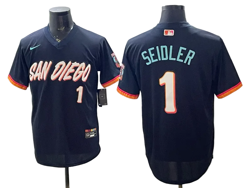 Custom Padre Obsidian 2026 City Connect Stadium Jersey - All Stitched