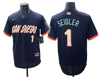 Custom Padre Obsidian 2026 City Connect Stadium Jersey - All Stitched
