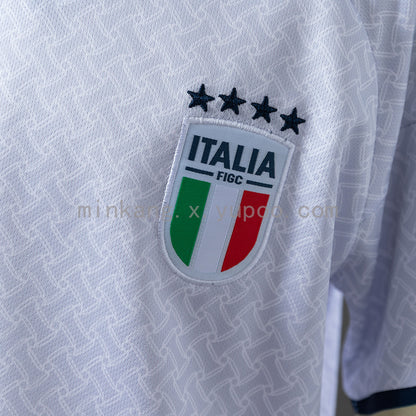 Custom Youth Italy 2026 Away White Soccer Jersey Kit Set– Personalized Name & Number