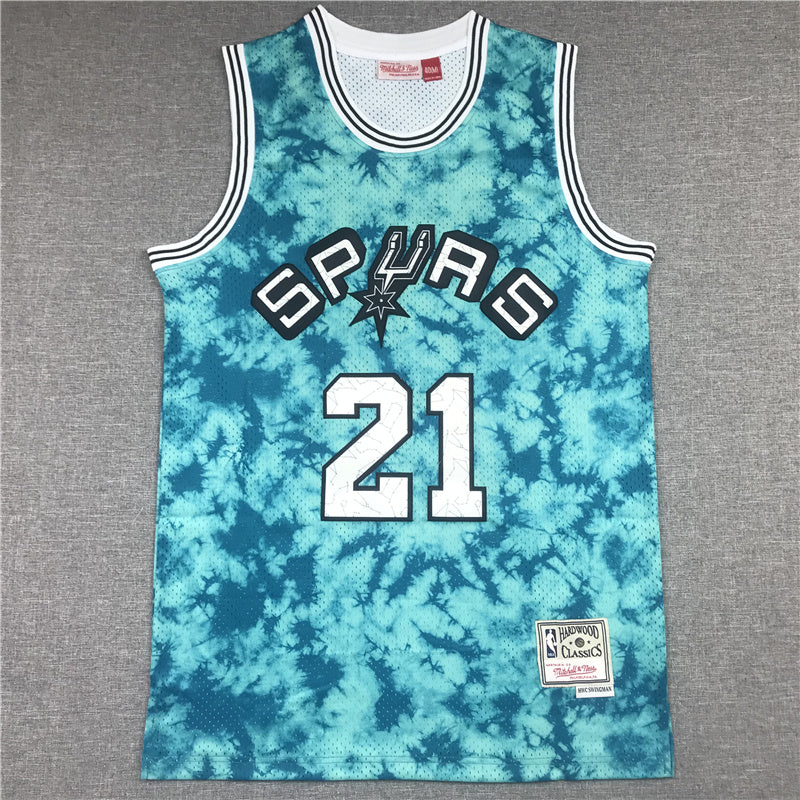 Tim Duncan San Antonio Spurs Throwback Baskeball Jersey -All Stitched