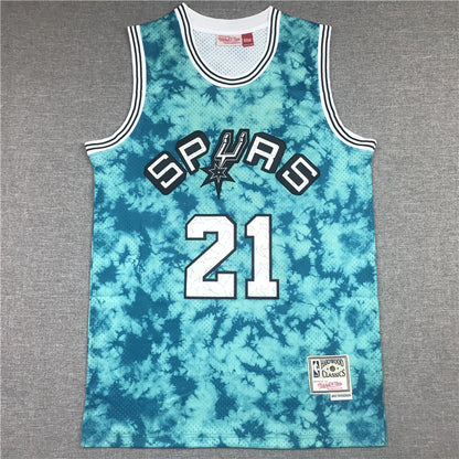 Tim Duncan San Antonio Spurs Throwback Baskeball Jersey -All Stitched