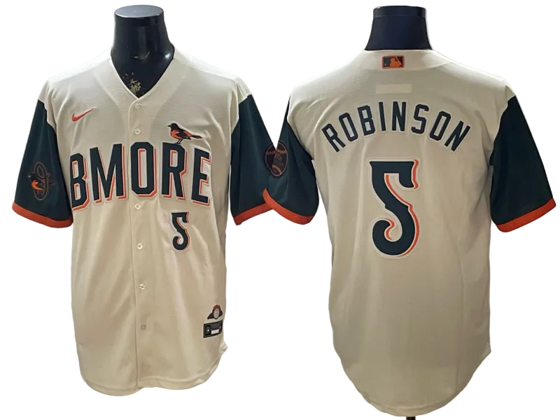 Custom Orioles Cream 2026 City Connect Stadium Jersey - All Stitched