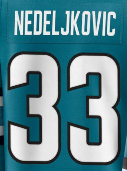 Custom 2026 Home Teal Premium All Stitched Hockey Jersey