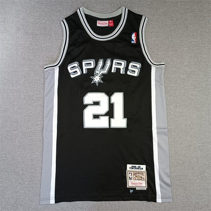Tim Duncan San Antonio Spurs Throwback Baskeball Jersey -All Stitched