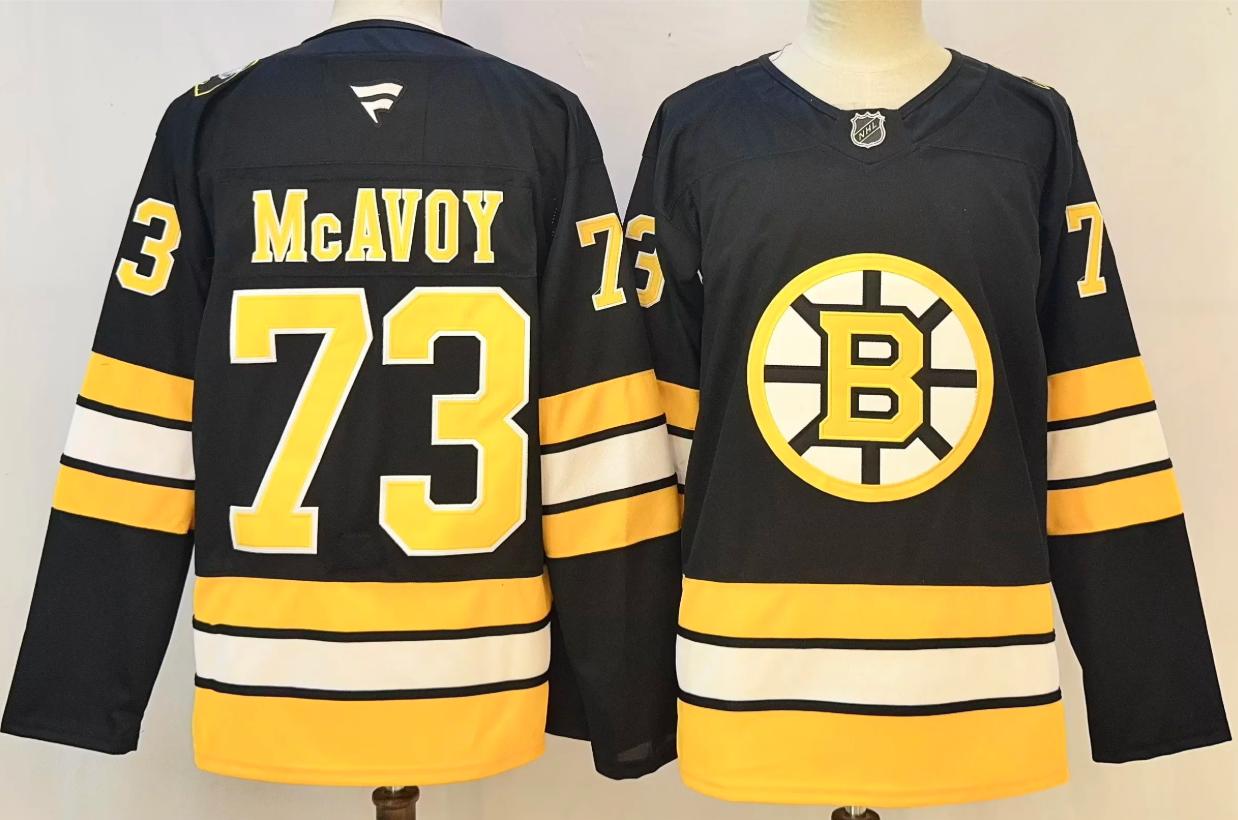 Custom 2026 Bruins Home Black Premium All Stitched Hockey Jersey