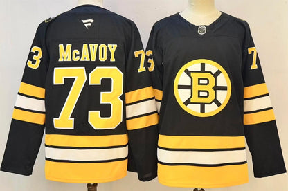 Custom 2026 Bruins Home Black Premium All Stitched Hockey Jersey