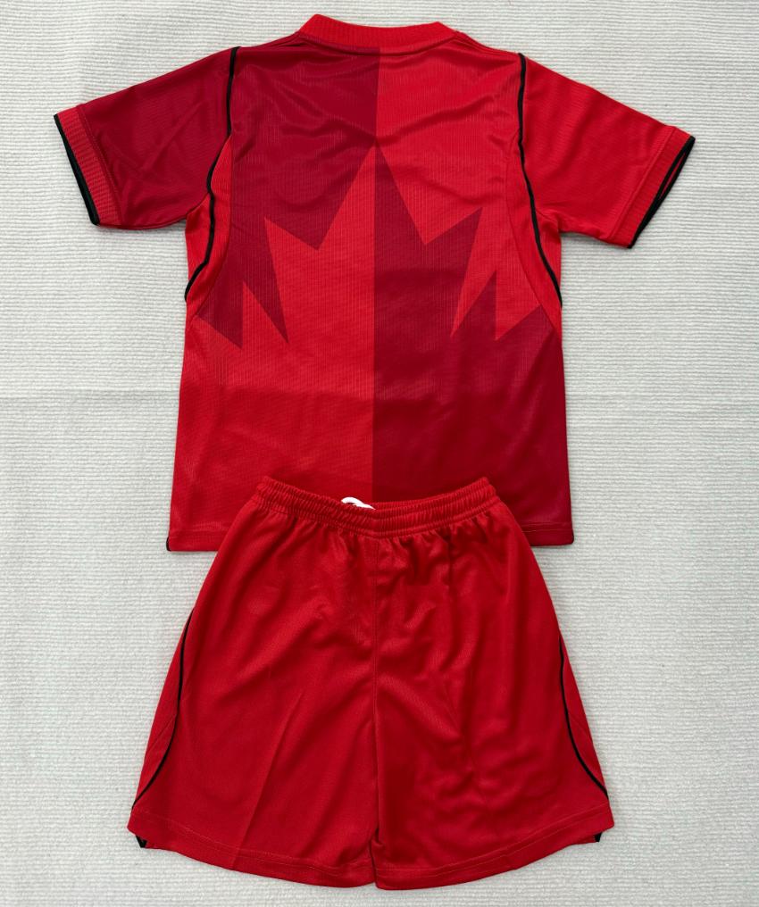 Canada Soccer 2026 Home Jersey Kit – Adult & Kids Set (Personalized Name & Number)