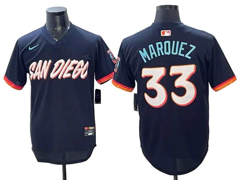 Custom Padre Obsidian 2026 City Connect Stadium Jersey - All Stitched
