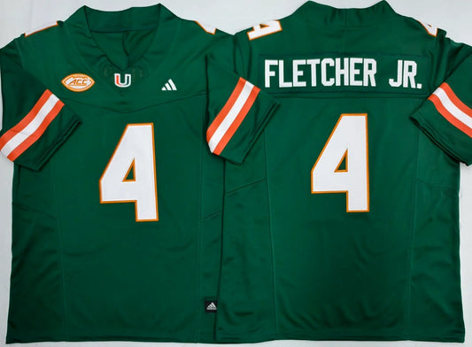 Men's Mark Fletcher Jr. Green Vapor Jersey -All Stitched