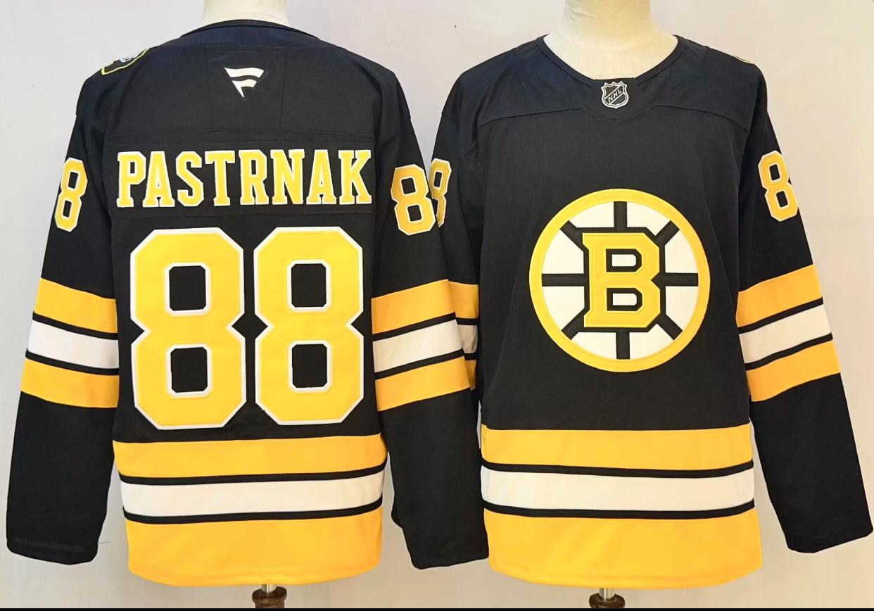 Custom 2026 Bruins Home Black Premium All Stitched Hockey Jersey