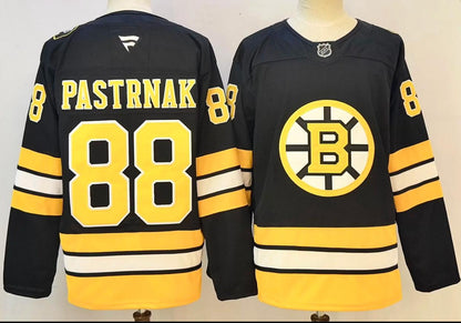 Custom 2026 Bruins Home Black Premium All Stitched Hockey Jersey